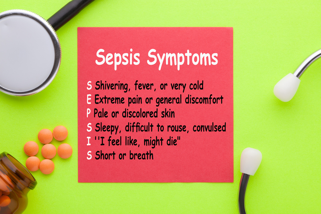 Sepsis Symptoms Concept